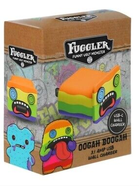 Fuggler USB Wall Charger OOGAH BOOGAH Funny Ugly Monster USB-C 3.1 Amp Block NIB